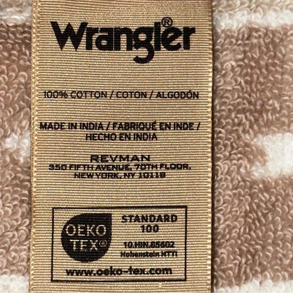 NWT Wrangler Bath Towels Set Of 6 Coyote Sands Pink 4 Bath & 2 Hand